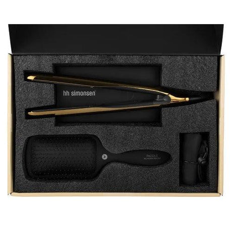 HH SIMONSEN TRUE DIVINITY MK2 HAIR STRAIGHTENER IN GOLDEN DELIGHT.