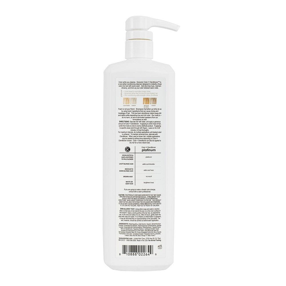 Keracolor Color Clenditioner Colour Shampoo Platinum 1000ml