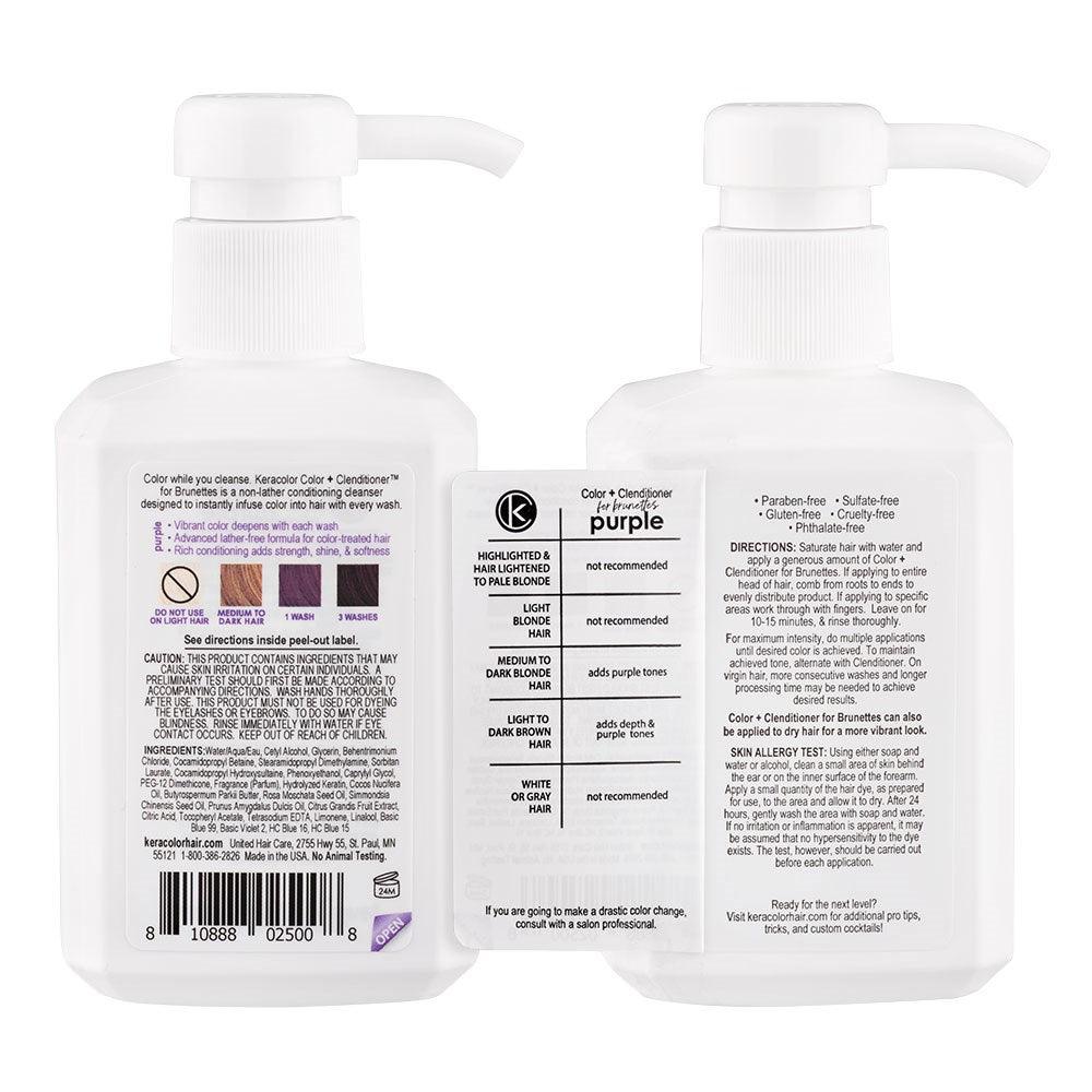 Keracolor Color Clenditioner For Brunettes Purple