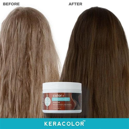 Keracolor Color Treatment Semi Permanent Hair Masque Mocha 325ml