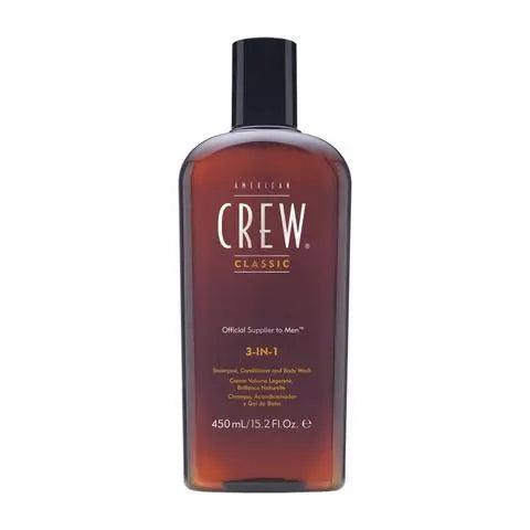American Crew Classic 3 in 1 Shampoo Conditioner and Body Wash 450ml