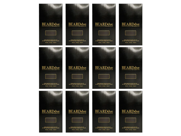 Beard Dye Dark Brown 12 Month Supply