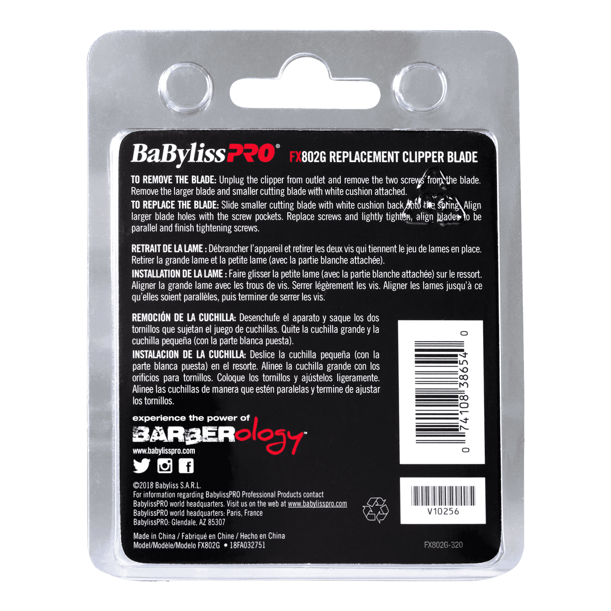 BabylissPRO Replacement Blade DLC Titanium Coated Gold.