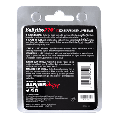 BabylissPRO Replacement Blade DLC Titanium Coated Gold.