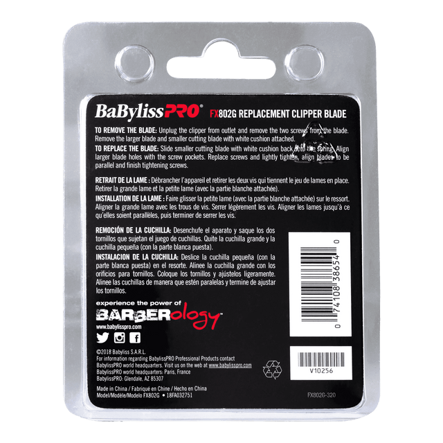 BabylissPRO Replacement Blade DLC Titanium Coated Gold.