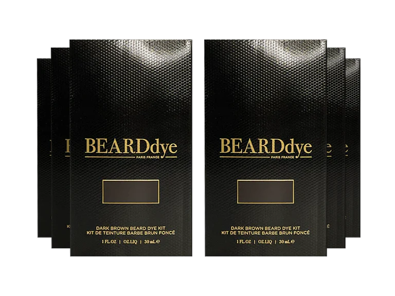 Beard Dye Dark Brown 6 Month Supply