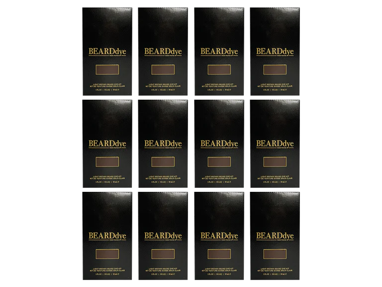 Beard Dye Light Brown 12 Month Supply