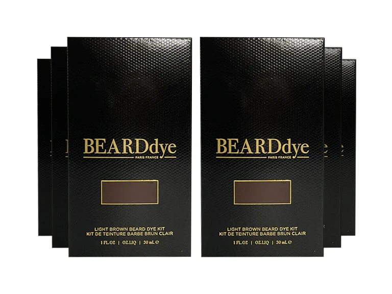 Beard Dye Light Brown 6 Month Supply