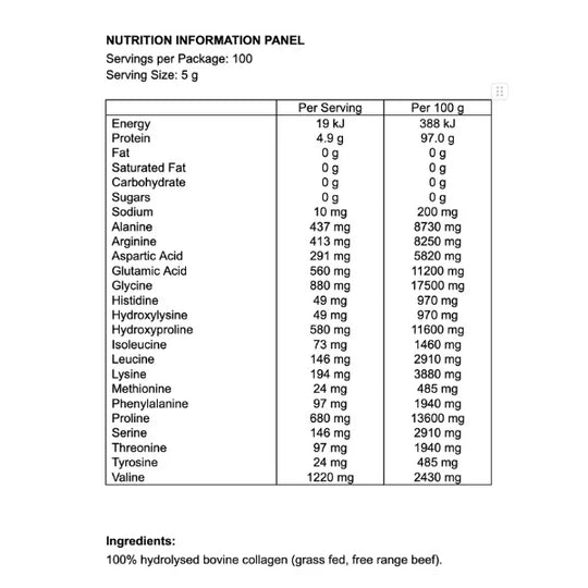 Can Gro Beauty Collagen (100 serves)