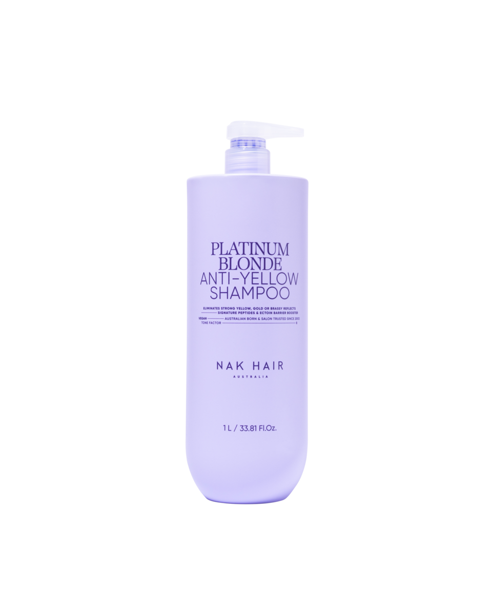 Nak Platinum Blonde Anti Yellow Shampoo 1000ml