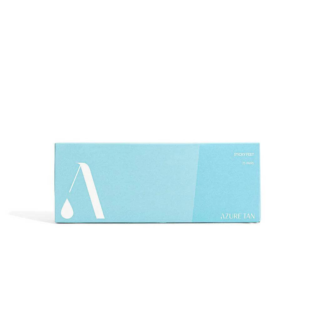Azure Tan Sticky Feet Cardboard 25 Pairs