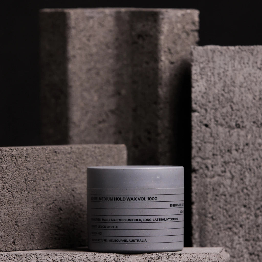 Barberian Man Bowe Medium Hold Black Wax 100g