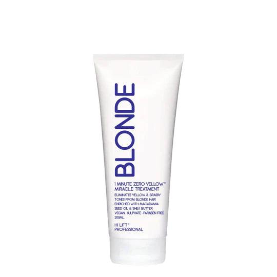 Hi Lift Blonde 1 Minute Zero Yellow Miracle Treatment 200ml.