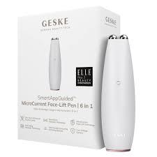GESKE MicroCurrent Face Lift Pen 6 in 1 Starlight And Gel Bundle