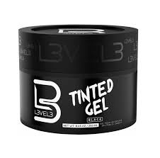 Level 3 Tinted Hair Gel Black 250ml