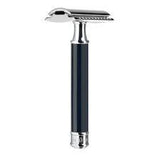 Muhle Traditional R89 Safety Razor Closed Comb Black Handle