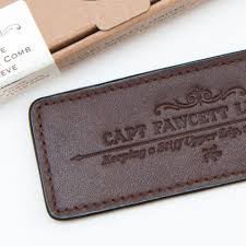Captain Fawcett Leather Sleeve for Pocket Beard Comb