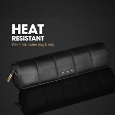 ghd Heat Resistant 2 in 1 Hair Curler Bag and Mat