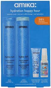 Amika Hydration Happy Hour Wash Haircare Set