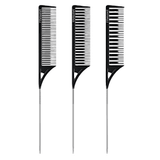 Framar Dreamweaver Highlighting Tail Combs 3 pack Black
