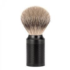 Muhle Rocca 3 piece Shaving Set Stainless Steel Matte Black DLC Coated