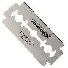 Dorco Stainless Steel Hair Razor Blades 10 Pack