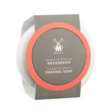 Muhle Grapefruit & Mint Shaving Soap in a Porcelain Bowl 100g