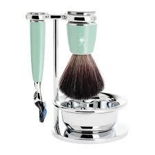 Muhle S21M224SF RYTMO 4 piece Shaving Set Mint Resin