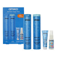 Amika Hydration Happy Hour Wash Haircare Set