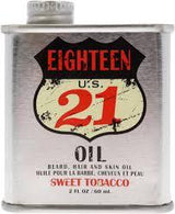 18 21 Man Made Beard & Hair Oil- Sweet Tobacco 2oz