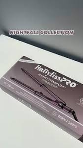 BaBylissPRO Nano Titanium Optima 3000 Hair Straightener Nightfall