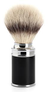 Muhle 31M106 Silvertip Fibre Brush Black Resin