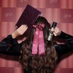 ghd Style Brush Gift Set in Cherry Chic with Hair Clip