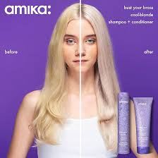 Amika Bust Your Brass Cool Blonde Repair Shampoo 275ml
