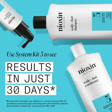 Nioxin System 3 Cleanser Shampoo and Scalp Therapy Revitalising Conditioner 1000ml Bundle