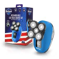 Barbasol Rechargeable LCD Head Shaver Set