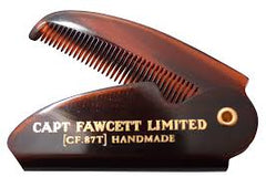 Captain Fawcett Folding Pocket Moustache Comb