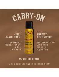 18 21 Man Made Carry On 4 in 1 Travel Foam Sweet Tobacco 3.4oz