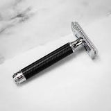Muhle Traditional R89 Safety Razor Closed Comb Black Handle