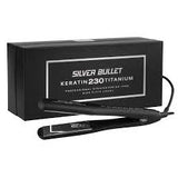 Silver Bullet Keratin 230 Silver Titanium Wide Plate Straightener 38mm