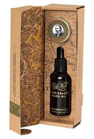 Captain Fawcett Booze and Baccy Beard Oil and Moustache Wax Gift Set