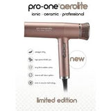 Pro One Aerolite Hair Dryer Gold Limited Edition