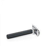 Muhle  Hexagon Closed Comb Safety  Razor Anodised Aluminium Handle in Graphite