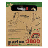 Parlux 3800 Ceramic Iconic Dryer 2100W Black.