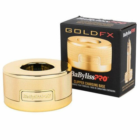 BabylissPRO Charging Base Clipper - Gold.