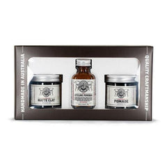 The Bearded Chap Hair Styling Trilogy Kit 47 Pompade, 60mg Matte Clay & Styling Powder