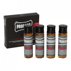 Proraso Wood & Spice Hot Oil Beard Treatment  4 x 17ml.