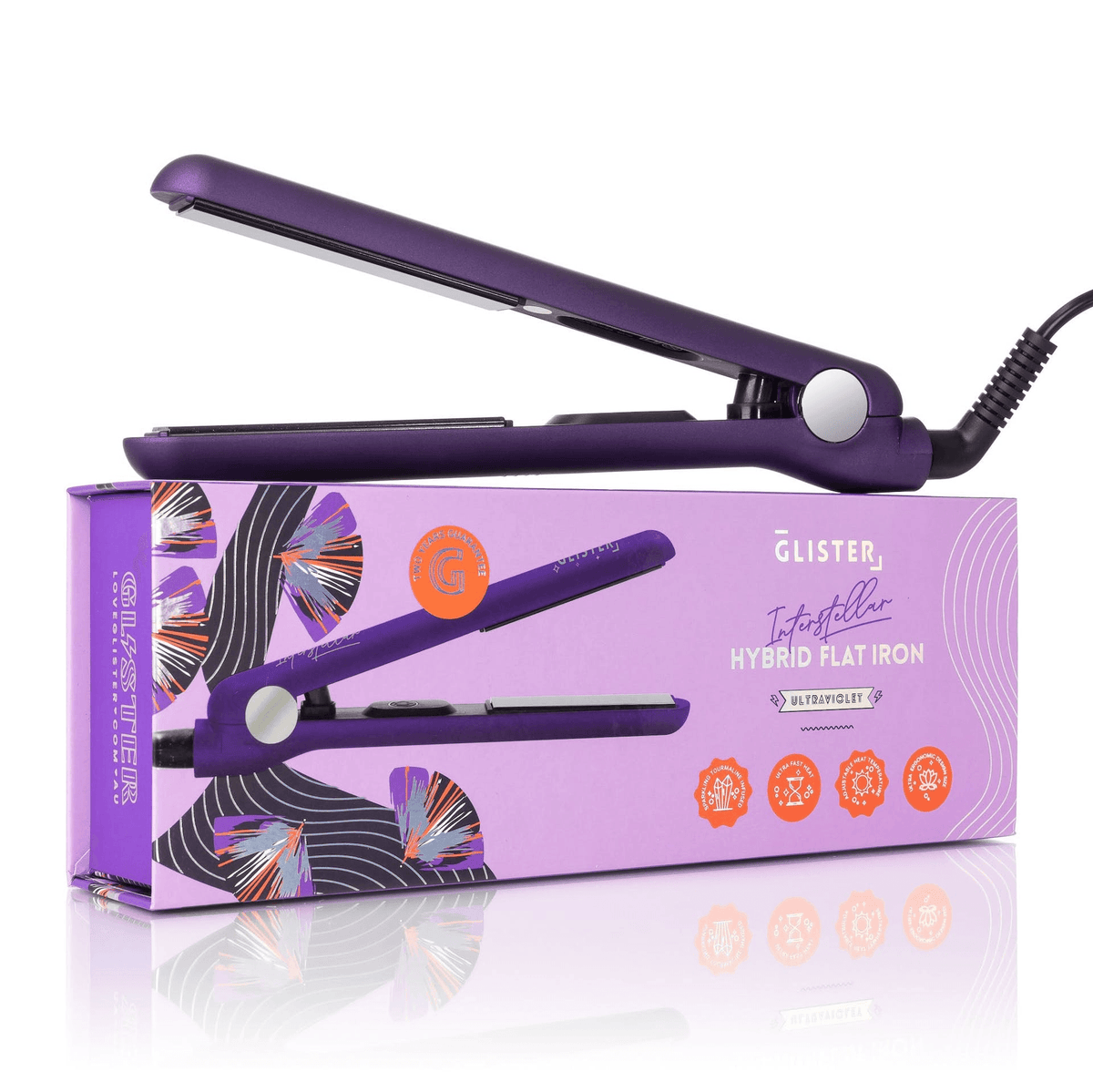 Glister Midi- Hybrid Ultra Violet Flat Iron 22mm