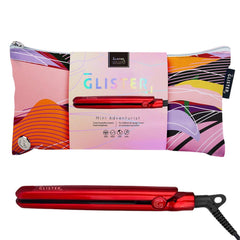 Glister Mini Travel Tourmaline Straightener 13mm - Sangria