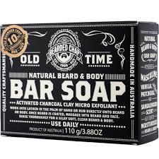The Bearded Chap Activated Charcoal & Clay Beard & Body Bar Soap 110g